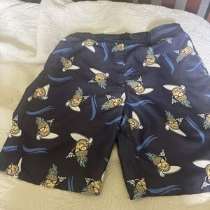 Swim Trunks Size XL 18/20 There Abouts Boys Pineapple Print Board Shorts Lined